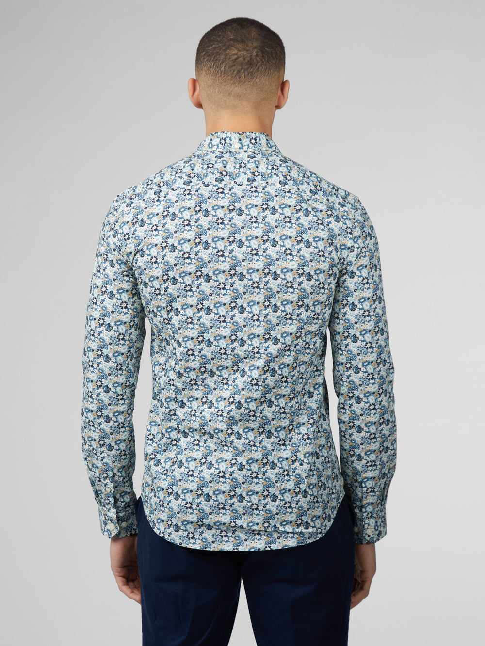 Chemises Ben Sherman Signature Multicolor Floral Bleu | UEF-88882370